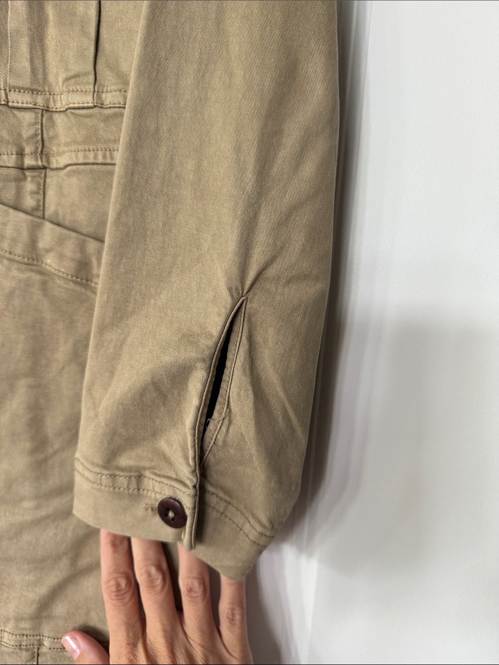 Alex Mill Tan Utility Jumpsuit - Picture 4 of 7
